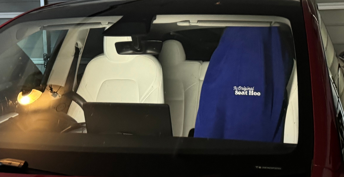 Car Seat Towel on white seat