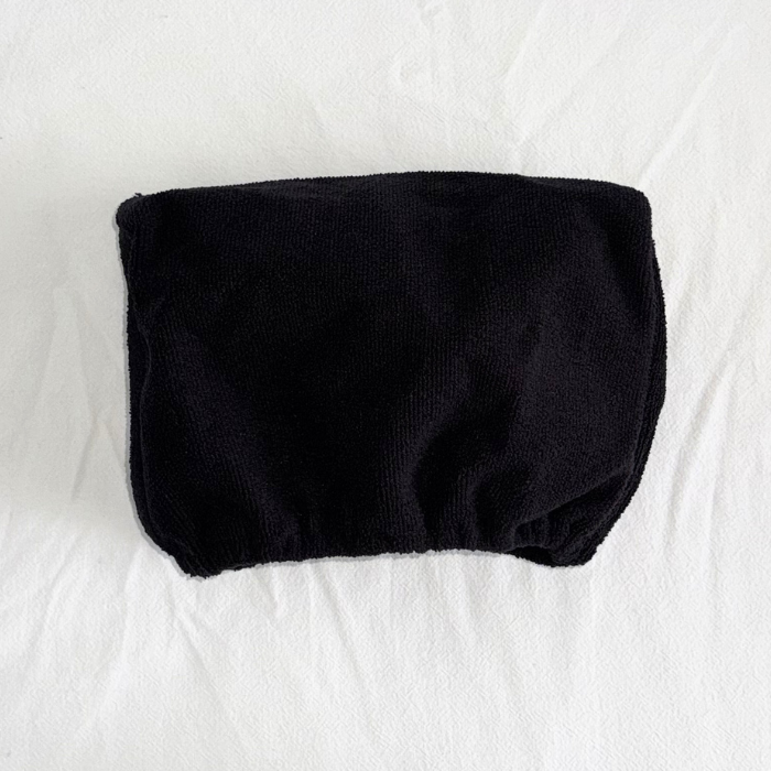 Black headrest hoodie car headrest cover