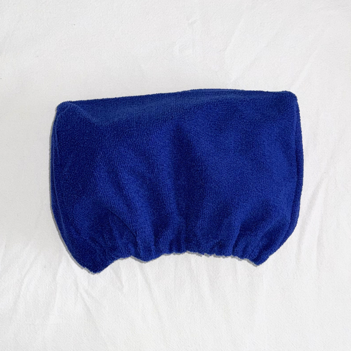 Blue headrest hoodie car headrest cover