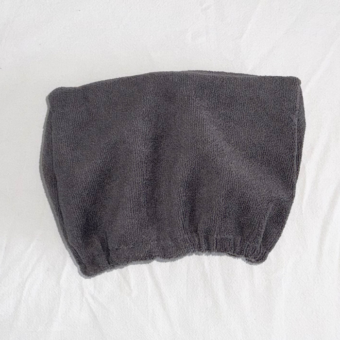 Grey headrest hoodie car headrest cover