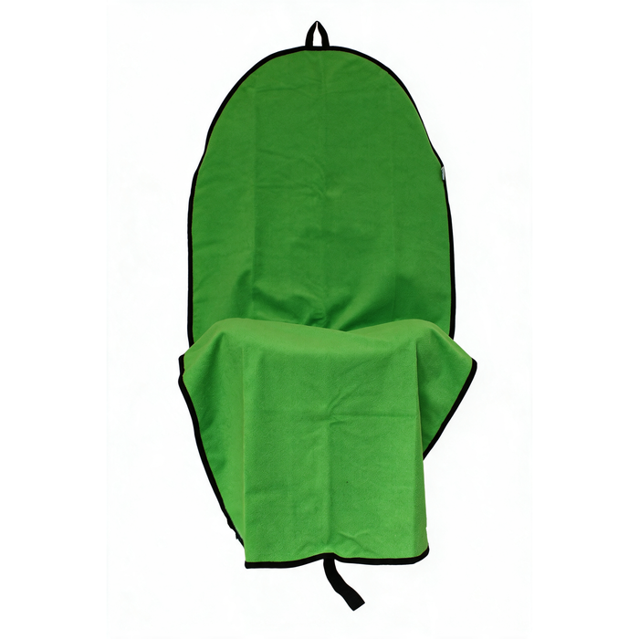 Green XL car seat towel cover