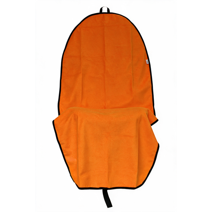 Orange XL car seat towel cover