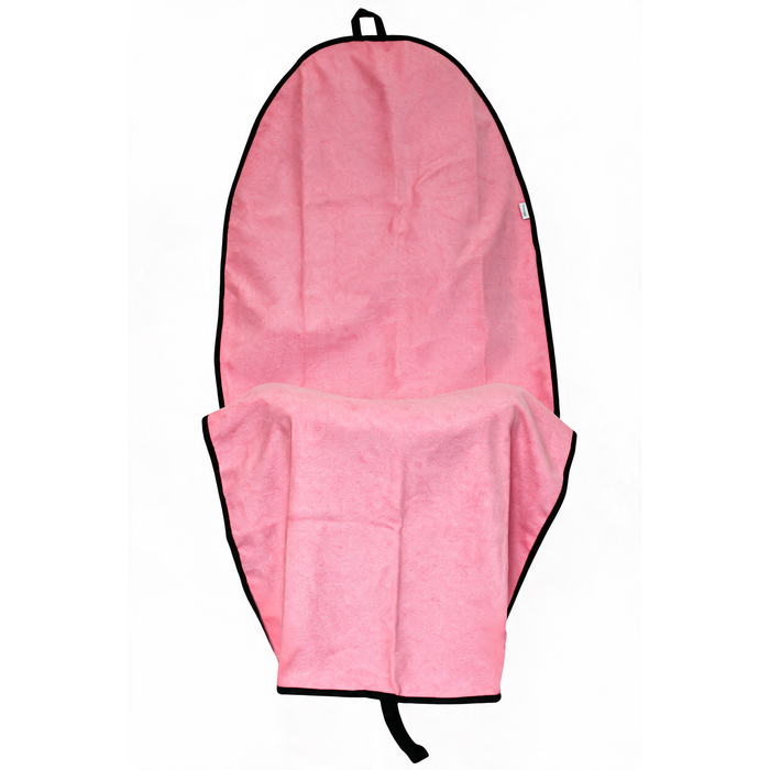 Pink XL car seat towel cover