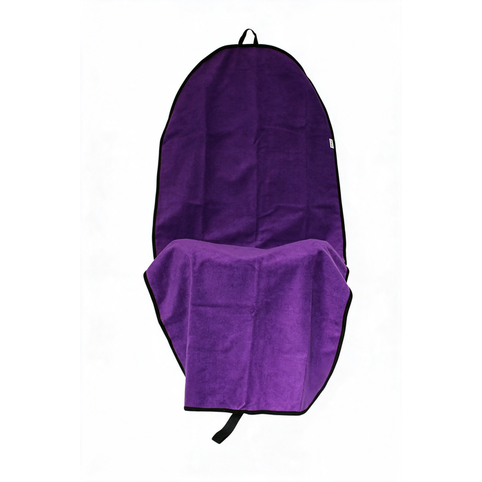 Purple XL car seat towel cover